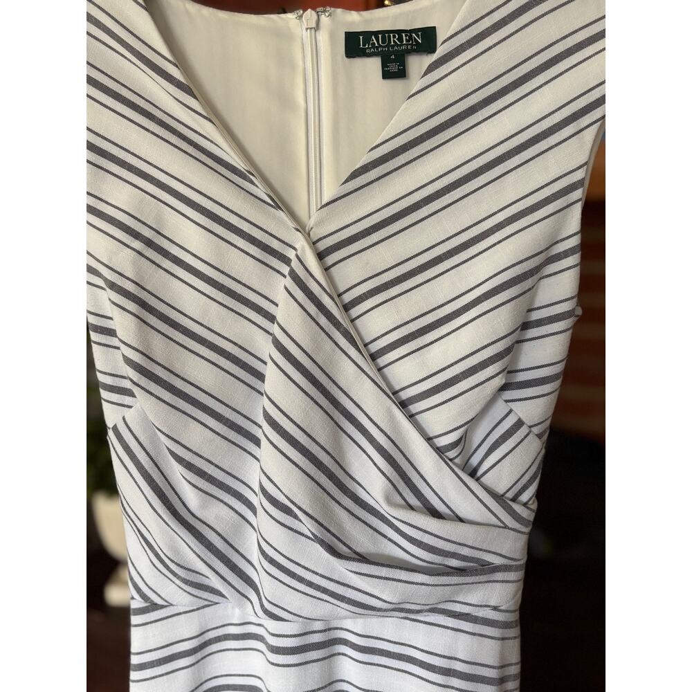 Ralph Lauren Wrap Dress Sz 4 - Picture 2 of 6